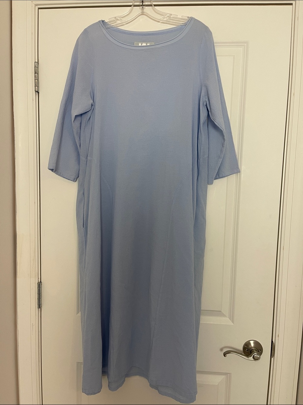 Labo Art Textured 100% Cotton Dress Size 0, XS, Pockets Minimalist Lagenlook